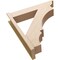 Ekena Millwork 8-in W x 38-in D x 42-in H Balboa Trad Rough Cedar Woodgrain TimberThane Outlooker, Primed Tan OUTUR080X38X42BOA04RCPR - alternate 3